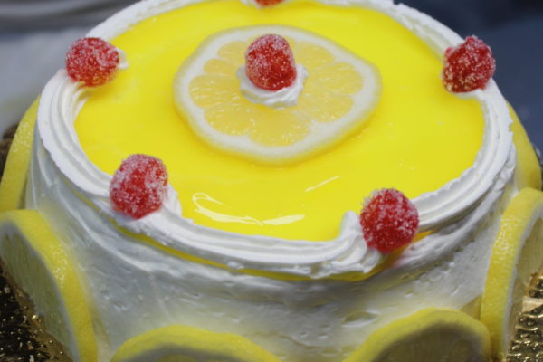 Torta crema chantilly al limone